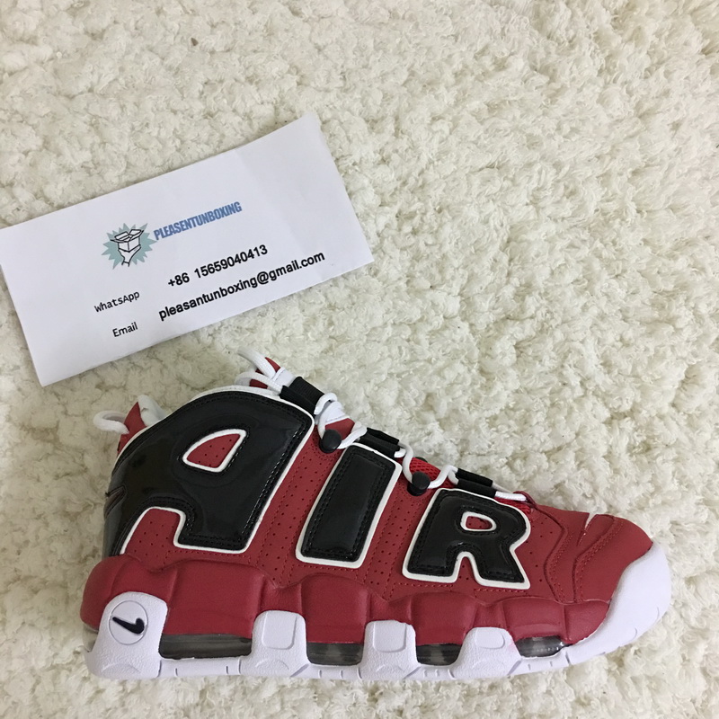 Authentic Nike Air More Uptempo RED Black